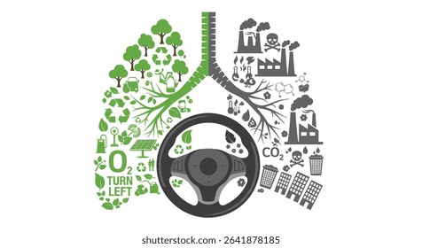 Impact of Driving on Air Quality A Comparison of Clean and Polluted Lungs