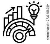 Impact Gauge Icon Element For Design