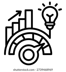 Impact Gauge Icon Element For Design
