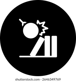 Elemento Ícone De Impacto Para Design