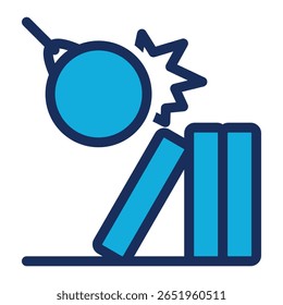 Elemento de icono de impacto para diseño