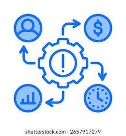 Elemento de icono de impacto para diseño