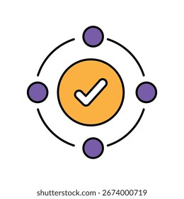 Icono de impacto con fondo blanco Vector Ilustración de stock