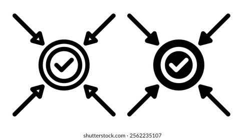 Impact Icons pack in outlined and flat versions