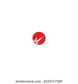 Impact Meteor logo icon flat vector design