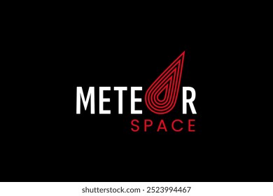 impact meteor logo vector icon illustration