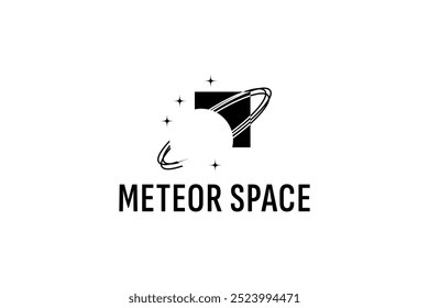 impact meteor logo vector icon illustration