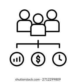 Ilustración vectorial de iconos de contorno de impacto