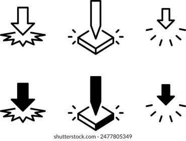 Impact Resistance icon , vector illustration