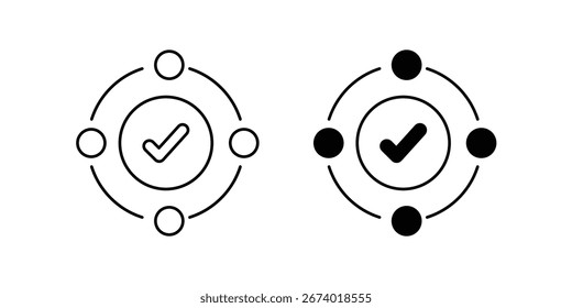 Icono de conjunto de impacto con fondo blanco Vector Ilustración de stock