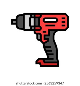 impact wrench car repair tool color icon vector. impact wrench car repair tool sign. isolated symbol illustration