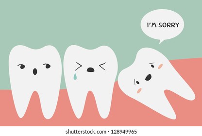 impacted tooth