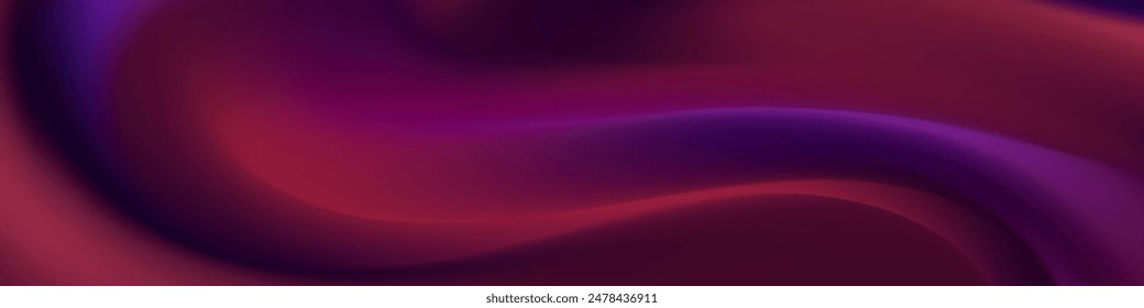 El impactante Anuncio de malla de color rojo violeta resalta el flujo suave y geométrico de un efecto desenfocado fascinante