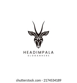 Impala logo design icon template