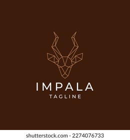 Impala logo design vector illustration