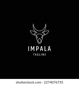 Impala logo design vector illustration