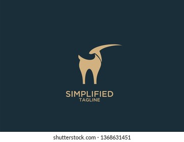 impala simple stylish logo icon designs vector