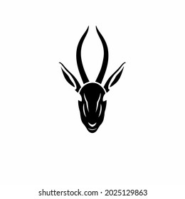 Impala Symbol Logo. Tattoo Design. Stencil Vector Illustration