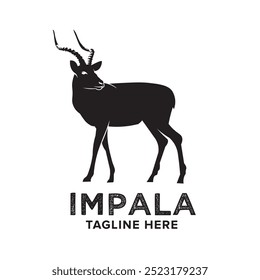 Impala vector illustration logo design