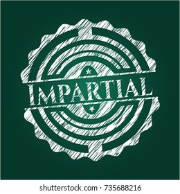 Impartial chalk emblem