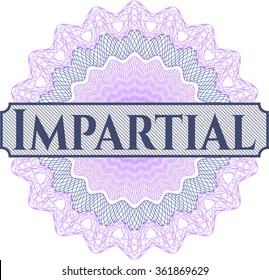 Impartial money style rosette