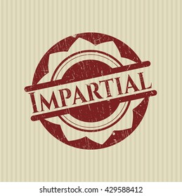 Impartial rubber grunge texture seal