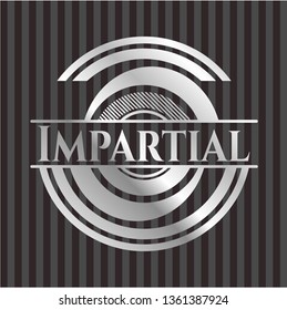 Impartial silver emblem