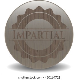Impartial wooden signboards