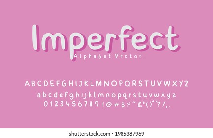 Imperfect embodies fun, quirkiness and authenticity. It is perfect for adding a relaxed style to your designs. Use it for logos, greeting cards, flyers, posters and much more!