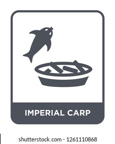 imperial carp icon vector on white background, imperial carp trendy filled icons from Culture collection, imperial carp simple element illustration
