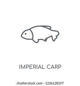 Imperial Carp linear icon. Modern outline Imperial Carp logo concept on white background from Culture collection. Suitable for use on web apps, mobile apps and print media.