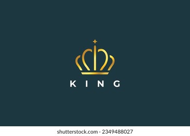 Imperial King Logo Luxury Premium Brand Identity Business Sign Symbol