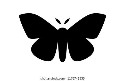 Imperial Moth (Eacles imperialis) vector illustration isolated on a white background