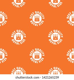 Imperial pattern vector orange for any web design best