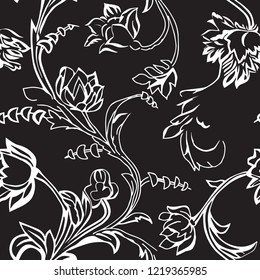 Imperial rococo pattern Vector ornament decor. Baroque background textures. Royal victorian trendy designs