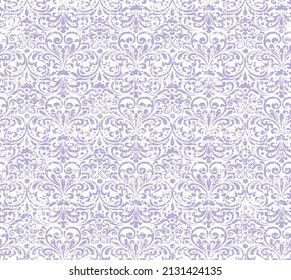 Imperial rococo purple pattern Vector ornament decor. Baroque background textures. Royal victorian trendy designs