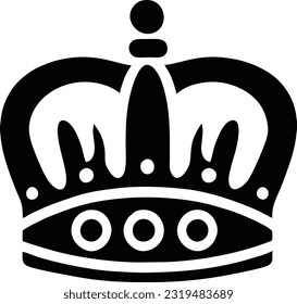 Imperial state crown of the UK, Imperial State Crowns used during the Coronation service and declaration of the King, Vector illustration 22