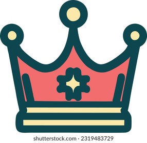 Imperial state crown of the UK, Imperial State Crowns used during the Coronation service and declaration of the King, Vector illustration 10