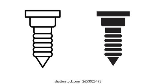 Ícone Implante Fixação Design de logotipo Modelo de vetor Ilustração