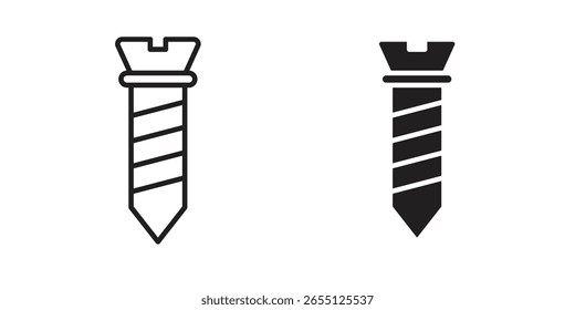 Implante Fixture icono de diseño de Vector. set iconos web