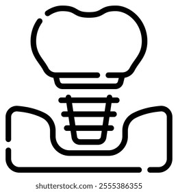 Implant icon for web, app, infographic, etc