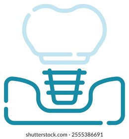 Implant icon for web, app, infographic, etc