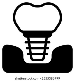 Implant icon for web, app, infographic, etc