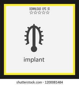 implant   vector icon