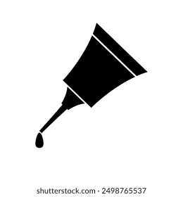 imple glue design in black and white