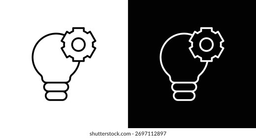 Implementar ícone arte Ilustrações. ícones de linha premium