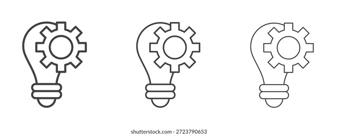Implemente el icono en estilo de doodle de arte de línea. Signo de contorno de trazo editable, eps 10