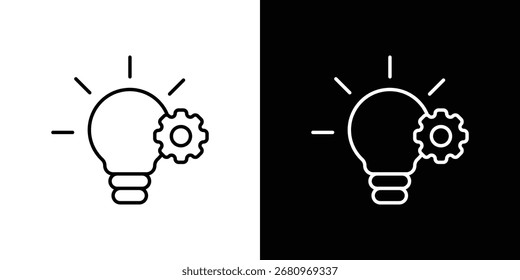 Implement icon line symbol concept, vector illustration