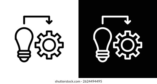 Implement icon. Logotype vector set