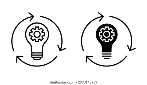 Implement icon set in black filled and outlined style. suitable for UI designs